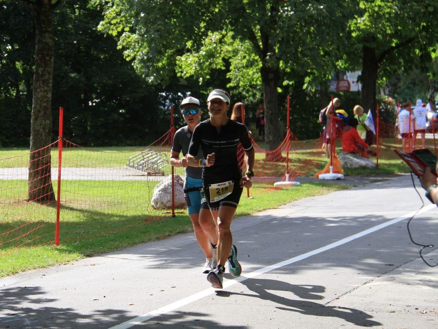 Renate beim Ironman Austria