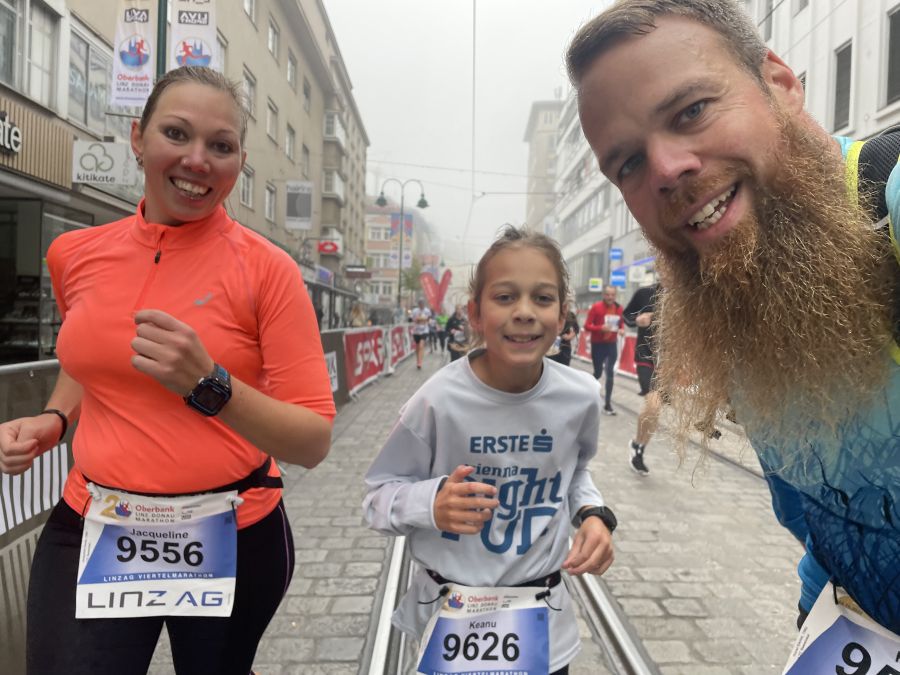 Keanu läuft PB beim Linzer Viertelmarathon