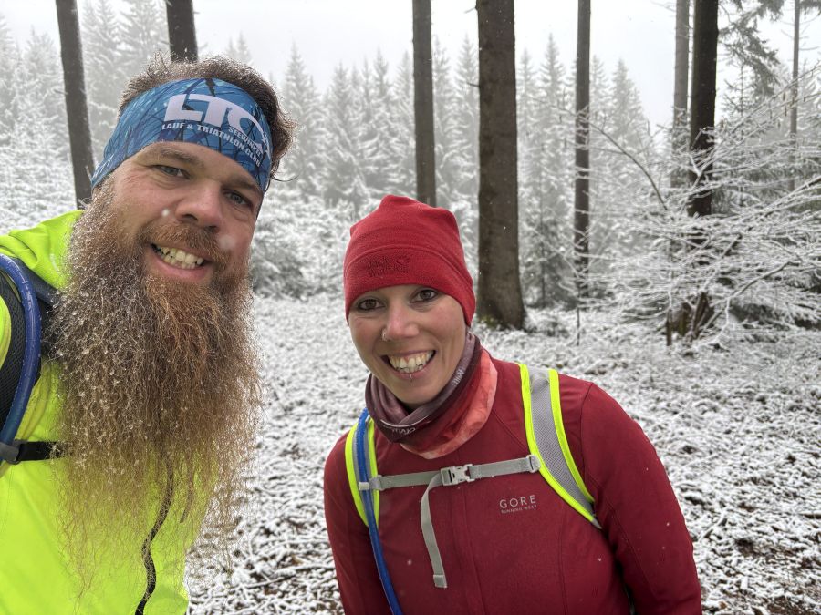 Jacky & Horst beim Donautrail in Linz