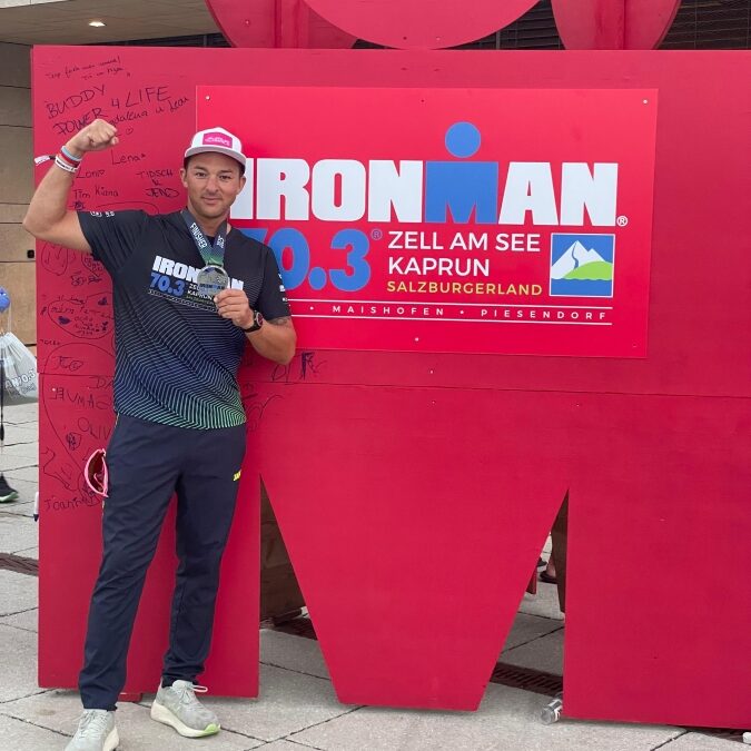 Bernhart beim Ironman 70.3 Zell am See