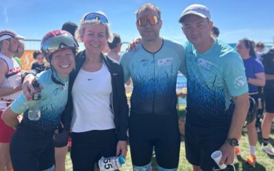 Jacqueline, Bernhart und Andi beim Maissau Duathlon