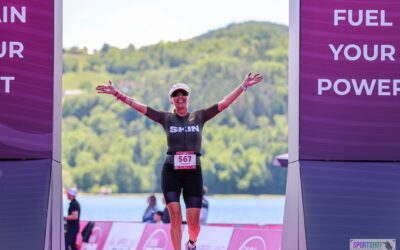 Ingeborg beim „100 K“ Apfelland Triathlon